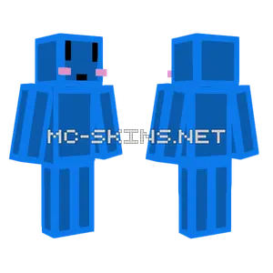 Blue Block Creature