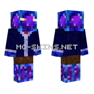 Blue Bowtie Suit Minecraft skin