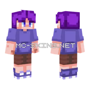 Blue Boy Hive Styled Minecraft skin