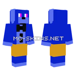 Blue Bunbo Minecraft skin