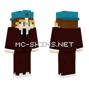 Blue Cap Boy Minecraft skin