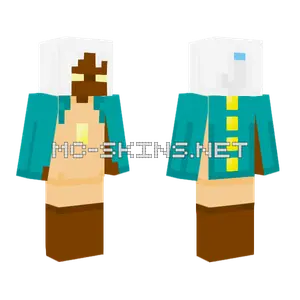 Blue Cape Sky Minecraft skin