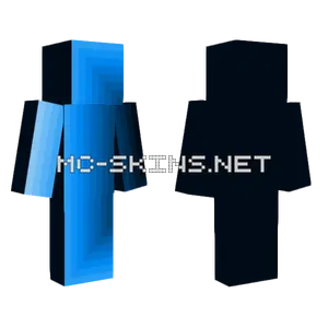 Blue Cloud Character Minecraft skin