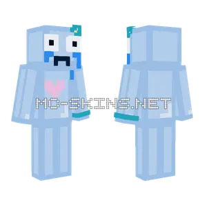 Blue Cloud Creature Minecraft skin