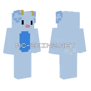 Blue Cloud Creature Minecraft skin