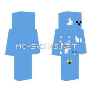 Blue Cloud Outfit Minecraft skin