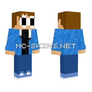Blue Coat Supdawg Minecraft skin