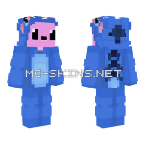 Blue Cow Minecraft skin