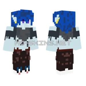 Blue Creature Minecraft skin