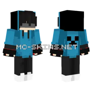Blue Creeper Hoodie