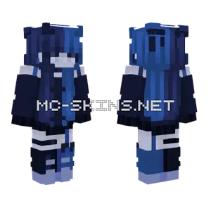 Blue Crystals Skin Minecraft skin