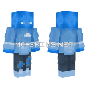 Blue Daba Dee Daba Die Minecraft skin