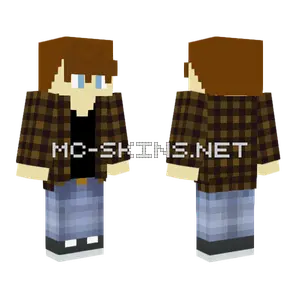 Blue Denim Overalls Minecraft skin