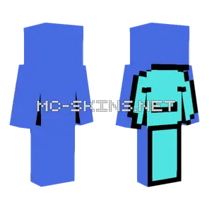 Blue Dream Slim Arms Minecraft skin