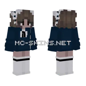 Blue Dress Minecraft skin