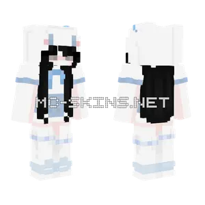 Blue Dress Girl Minecraft skin