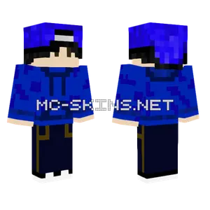 Blue Eclipse Skin Minecraft skin