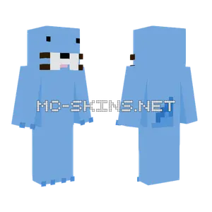 Blue Elephant Minecraft skin