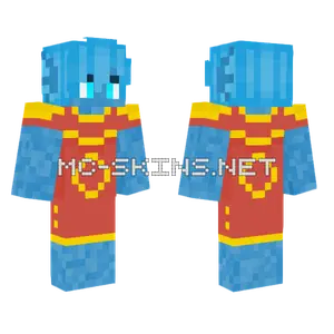 Blue Elephant Boy Minecraft skin