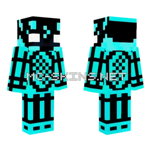 Blue Ender Minecraft skin