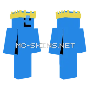 Blue Fella Minecraft skin