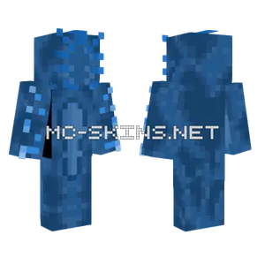 Blue Fish V3 Minecraft skin