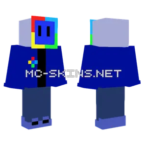 Blue Geometric Knight