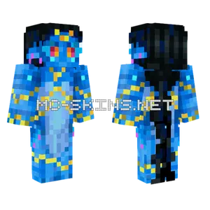Blue Ghost Skin Minecraft skin