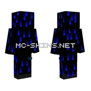 Blue Glitch Minecraft skin