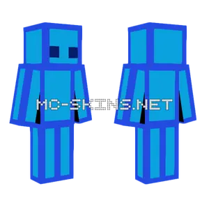 Blue Guy Fixed Minecraft skin
