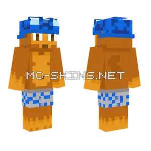 Blue Helmet Skin Minecraft skin