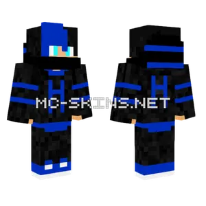 Blue Hero Captain Minecraft skin