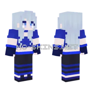 Blue Hero Outfit Minecraft skin