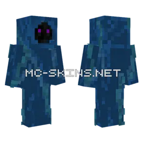 Blue Hood Minecraft skin