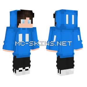 Blue Hoodie Boy