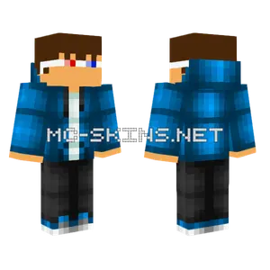 Blue Hoodie Boy