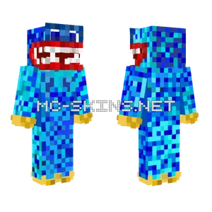 Blue Huggy Wuggy Minecraft skin