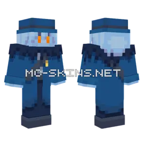 Blue Ice Cave Minecraft skin