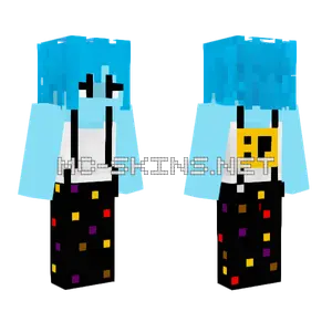 Blue Ice Cream Skin Minecraft skin