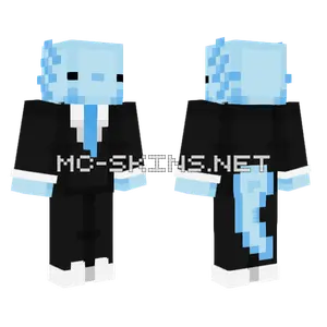 Blue Ice Creature Minecraft skin