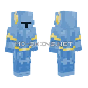 Blue Ice Golem Minecraft skin