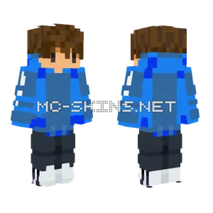 Blue Jacket Kid