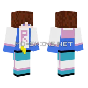Blue Jacket Outfit Minecraft skin