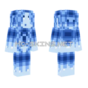 Blue Jelly Minecraft skin