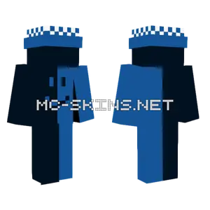 Blue King Minecraft skin