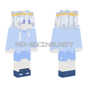 Blue King Minecraft skin
