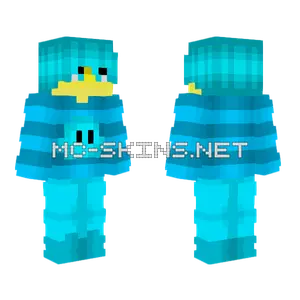 Blue Kirby Outfit Minecraft skin