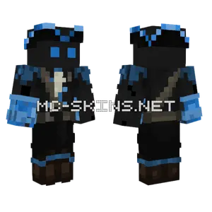 Blue Knight Armor Minecraft skin