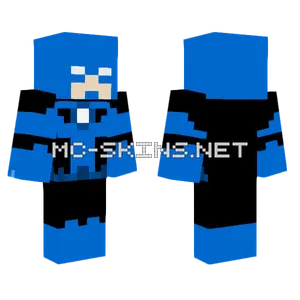 Blue Lantern Batman Minecraft skin