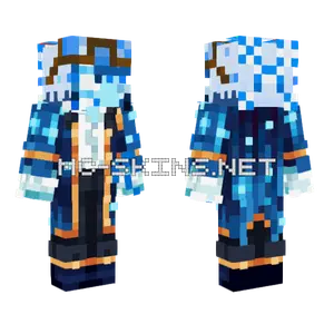Blue Mage Outfit Minecraft skin
